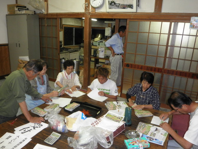 前日の準備中状況! 前日の準備中状況!